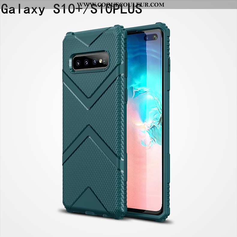 Housse Samsung Galaxy S10+ Tendance Protection Incassable, Étui Samsung Galaxy S10+ Légère Téléphone