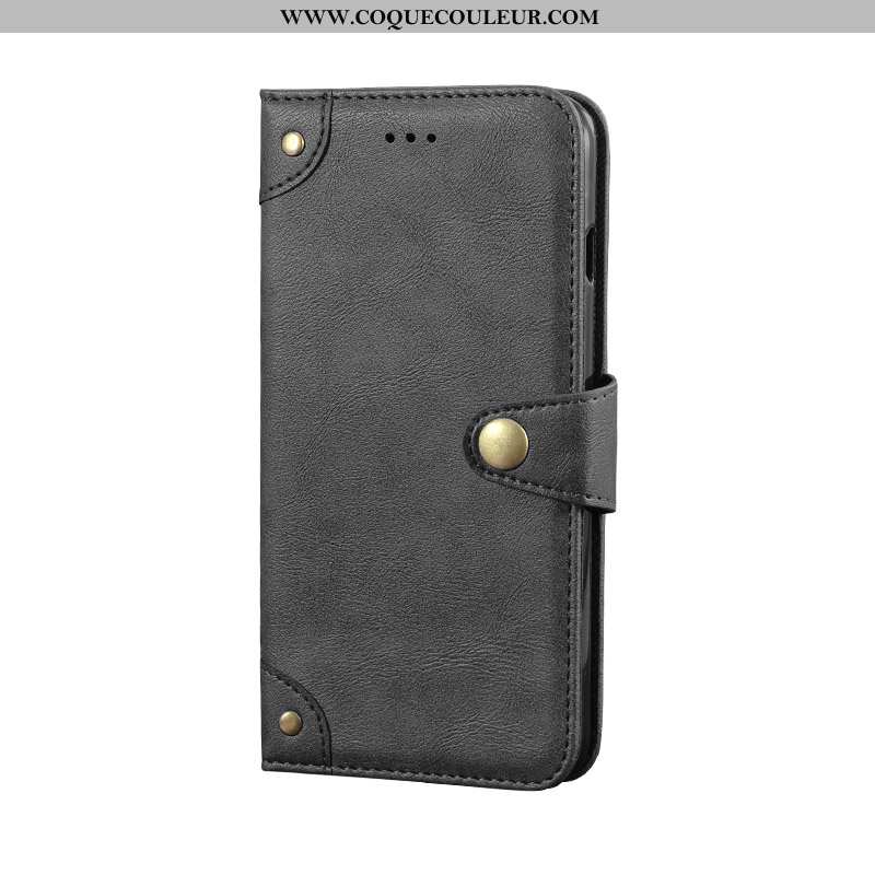 Housse Samsung Galaxy S10+ Protection Coque Housse, Étui Samsung Galaxy S10+ Portefeuille Cuir Noir