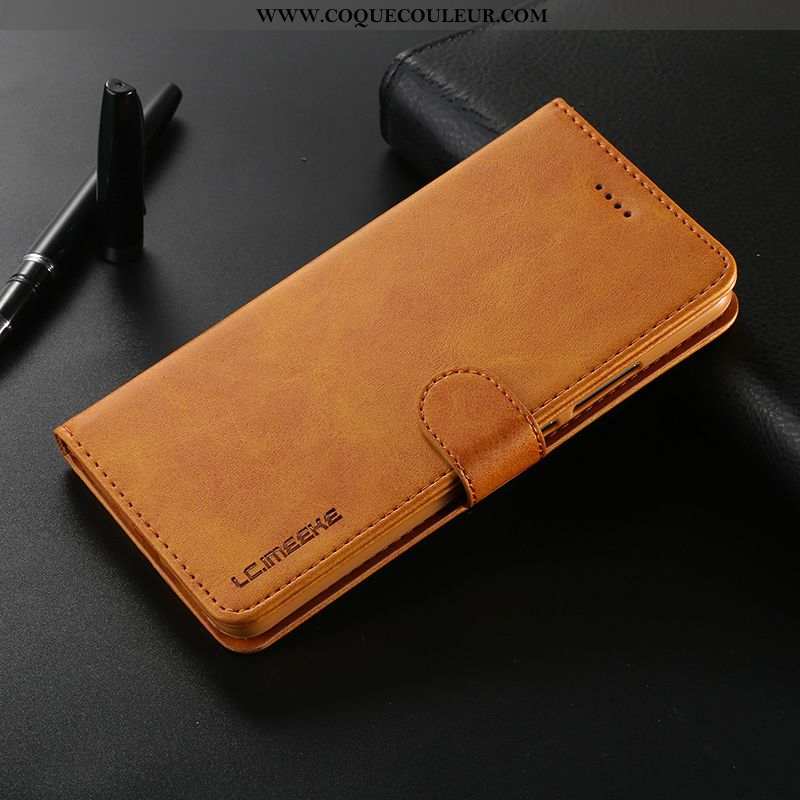 Coque Samsung Galaxy S10+ Cuir Housse Téléphone Portable, Samsung Galaxy S10+ Silicone Nouveau Marro