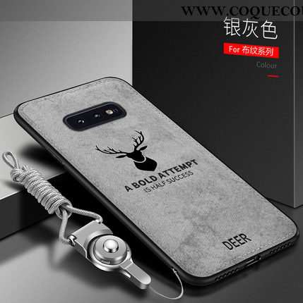 Housse Samsung Galaxy S10e Vintage Incassable Silicone, Étui Samsung Galaxy S10e Fluide Doux Protect