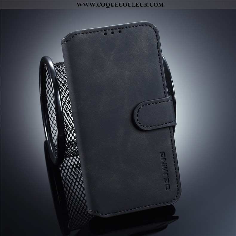 Coque Samsung Galaxy S10e Délavé En Daim Cuir Étui, Housse Samsung Galaxy S10e Personnalité Business