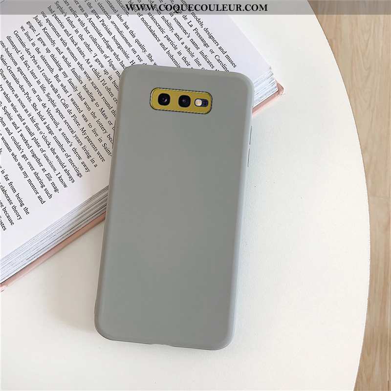 Coque Samsung Galaxy S10e Silicone Téléphone Portable Couleur Unie, Housse Samsung Galaxy S10e Mode 