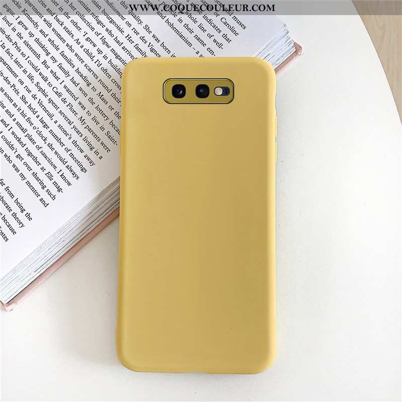 Coque Samsung Galaxy S10e Silicone Téléphone Portable Couleur Unie, Housse Samsung Galaxy S10e Mode 