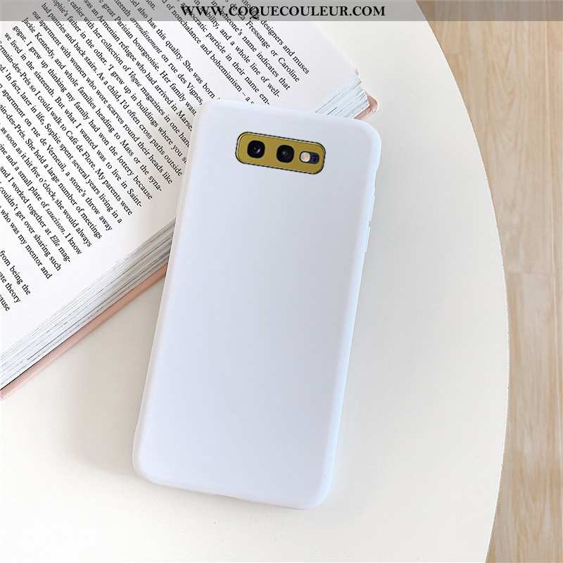 Coque Samsung Galaxy S10e Silicone Téléphone Portable Couleur Unie, Housse Samsung Galaxy S10e Mode 