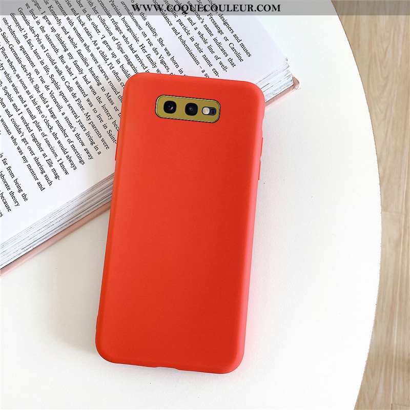 Coque Samsung Galaxy S10e Silicone Téléphone Portable Couleur Unie, Housse Samsung Galaxy S10e Mode 