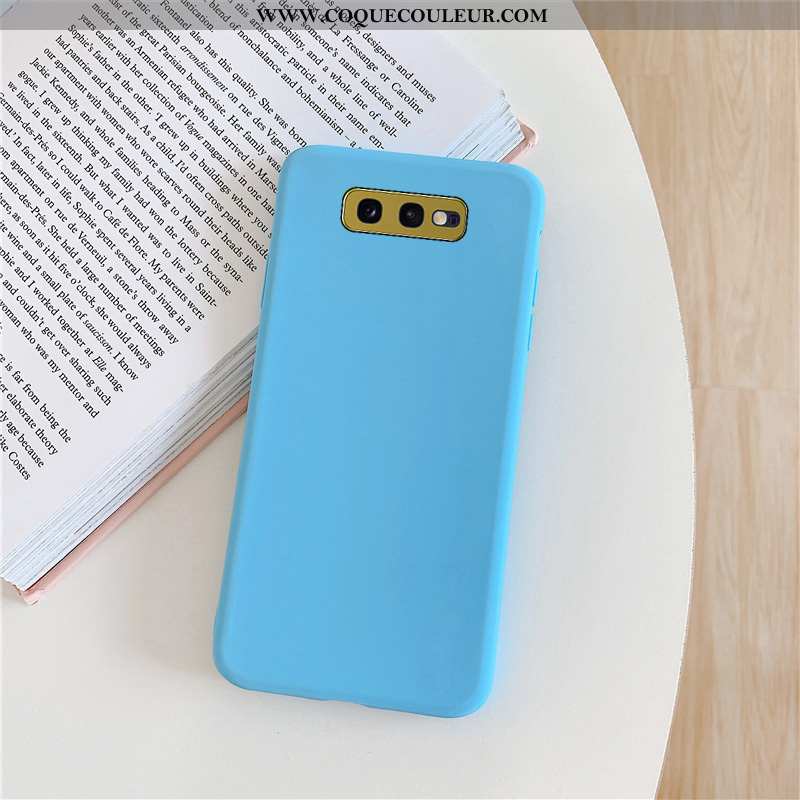 Coque Samsung Galaxy S10e Silicone Téléphone Portable Couleur Unie, Housse Samsung Galaxy S10e Mode 