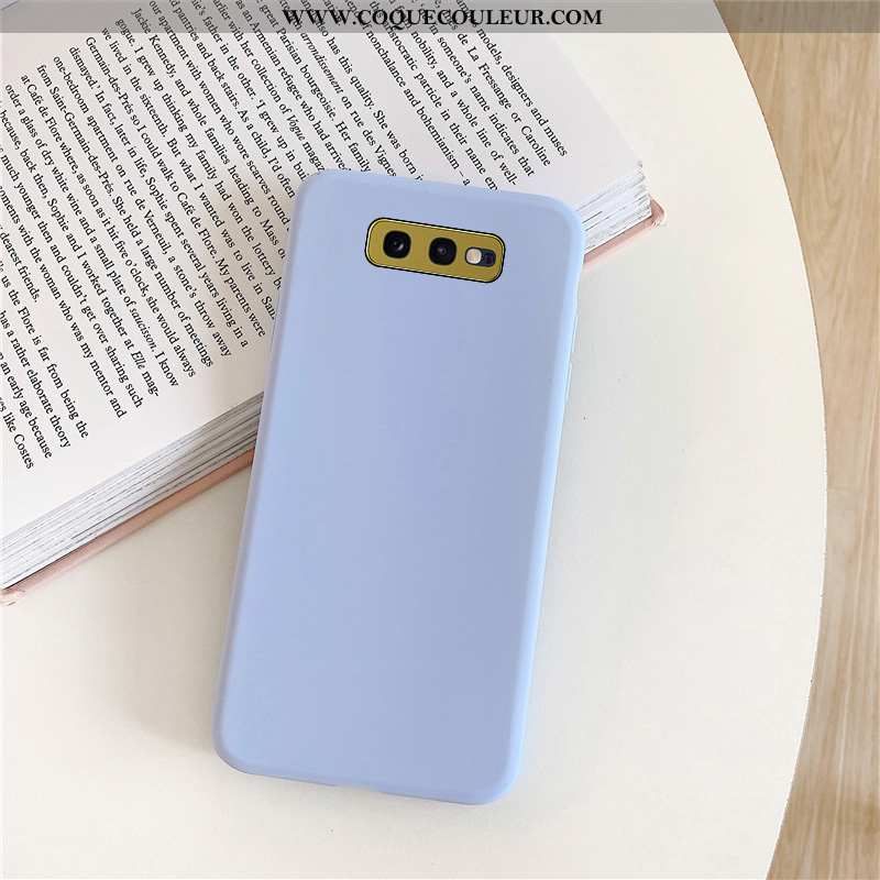 Coque Samsung Galaxy S10e Silicone Téléphone Portable Couleur Unie, Housse Samsung Galaxy S10e Mode 