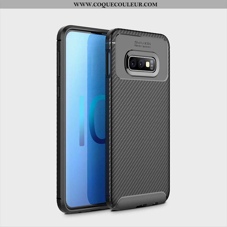 Étui Samsung Galaxy S10e Silicone Noir Coque, Coque Samsung Galaxy S10e Protection Incassable