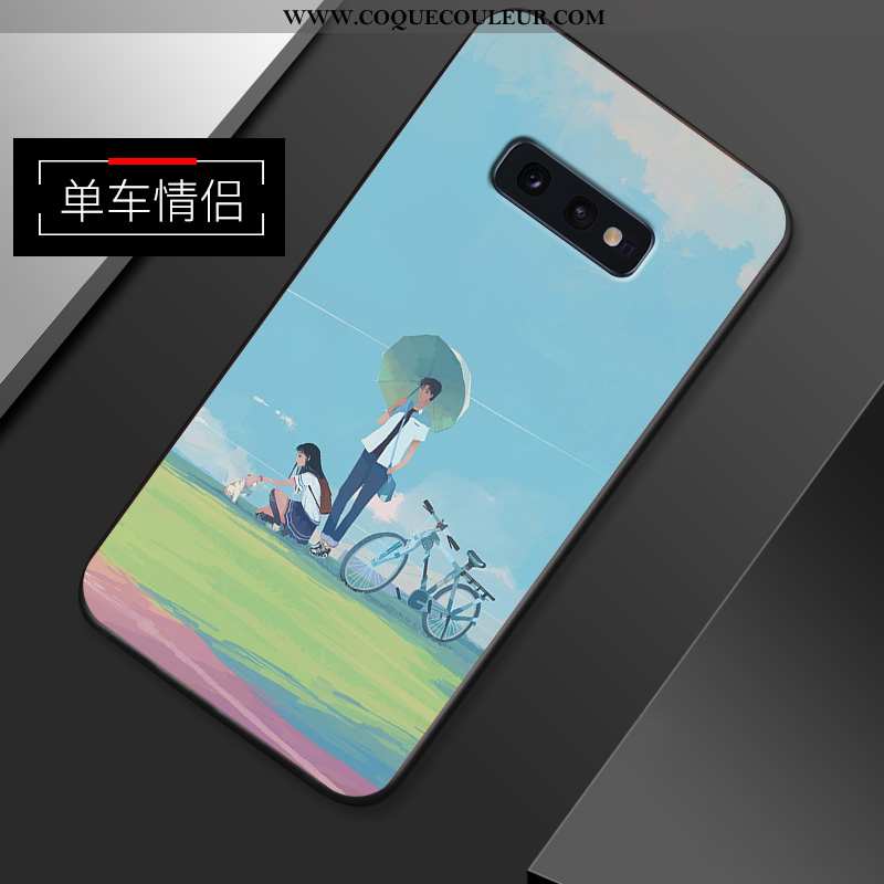 Coque Samsung Galaxy S10e Ultra Créatif, Housse Samsung Galaxy S10e Légère Étui Bleu