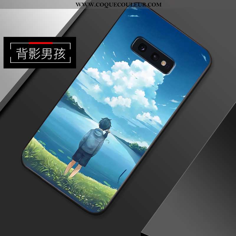 Coque Samsung Galaxy S10e Ultra Créatif, Housse Samsung Galaxy S10e Légère Étui Bleu