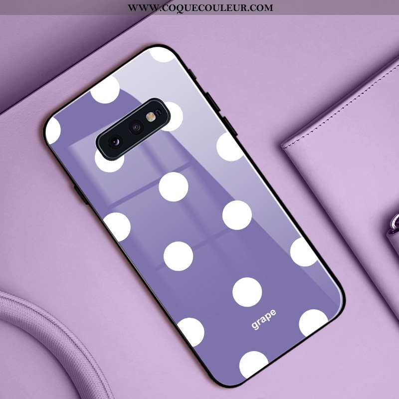 Housse Samsung Galaxy S10e Mode Étui Vent, Samsung Galaxy S10e Protection Simple Violet