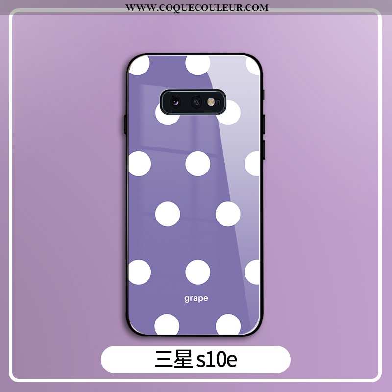 Housse Samsung Galaxy S10e Mode Étui Vent, Samsung Galaxy S10e Protection Simple Violet