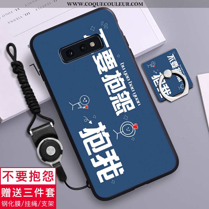 Housse Samsung Galaxy S10e Silicone Téléphone Portable Fluide Doux, Étui Samsung Galaxy S10e Délavé 