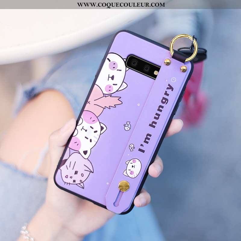 Coque Samsung Galaxy S10e Tendance Téléphone Portable, Housse Samsung Galaxy S10e Dessin Animé Noir