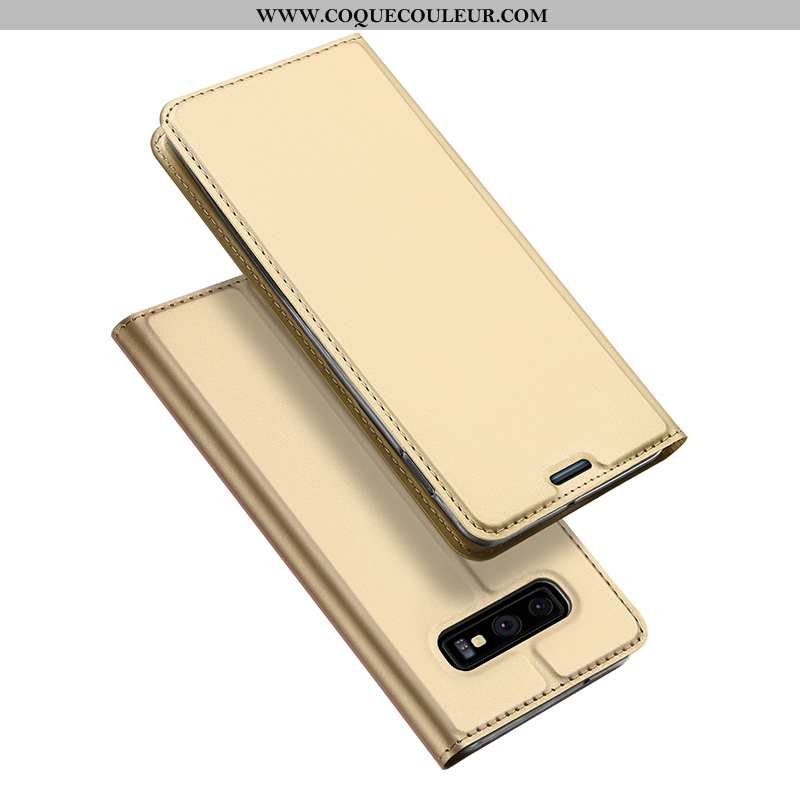 Étui Samsung Galaxy S10e Cuir Étoile Housse, Coque Samsung Galaxy S10e Sac Portefeuille Bleu Foncé