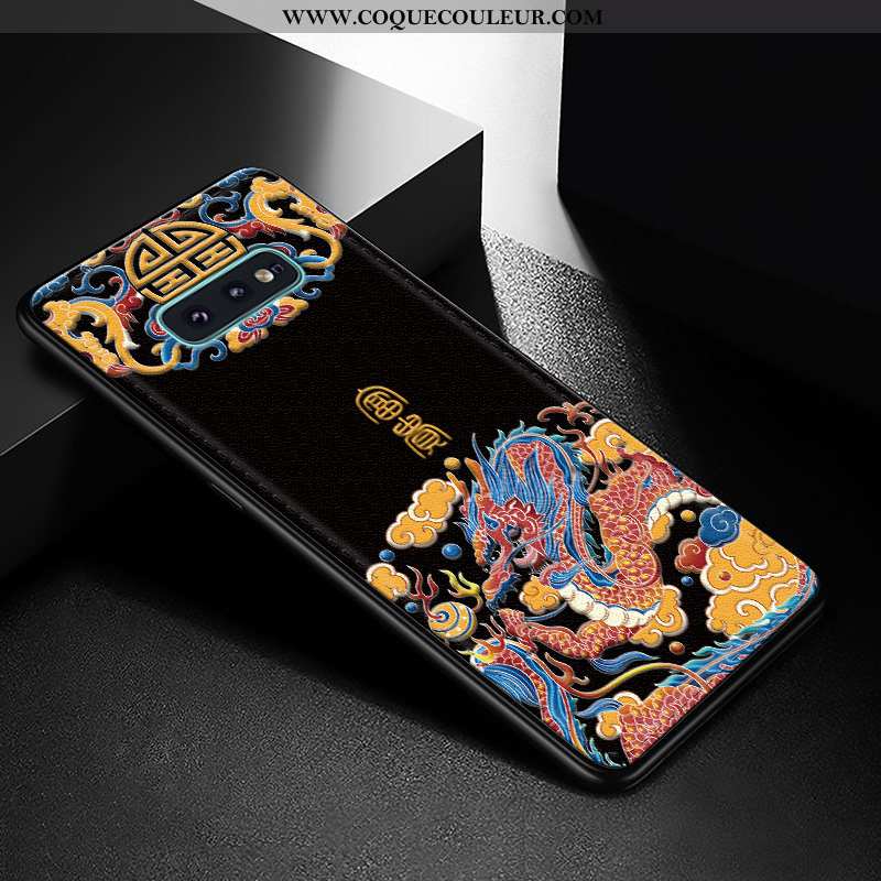 Coque Samsung Galaxy S10e Personnalité Étui Tout Compris, Housse Samsung Galaxy S10e Créatif Cuir No