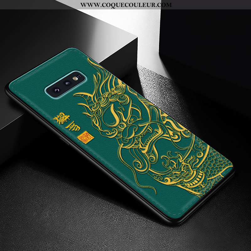 Coque Samsung Galaxy S10e Personnalité Étui Tout Compris, Housse Samsung Galaxy S10e Créatif Cuir No