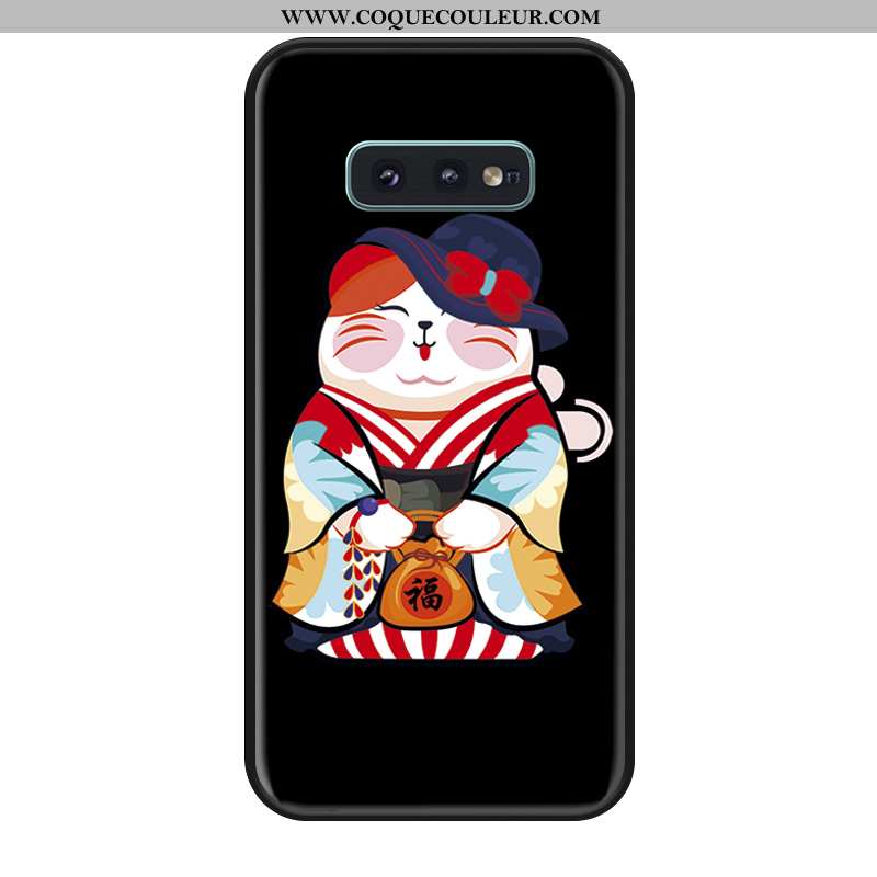 Étui Samsung Galaxy S10e Silicone Noir Téléphone Portable, Coque Samsung Galaxy S10e Incassable Tout