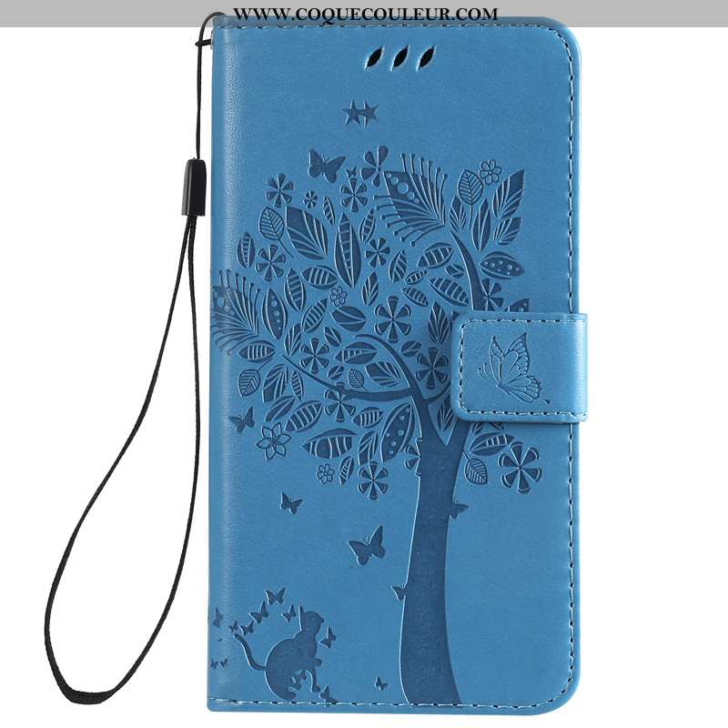 Housse Samsung Galaxy S20 Cuir Coque Étui, Étui Samsung Galaxy S20 Bleu Téléphone Portable