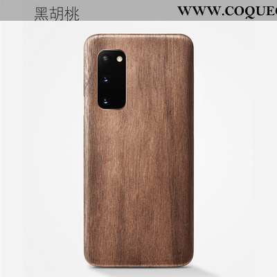 Étui Samsung Galaxy S20 Protection Modèle Fleurie Qualité, Coque Samsung Galaxy S20 En Bois Khaki