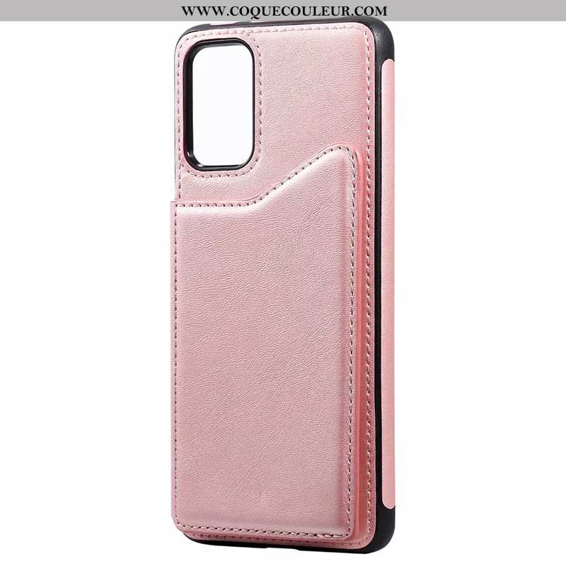 Étui Samsung Galaxy S20 Cuir Étoile Coque, Coque Samsung Galaxy S20 Carte Rose