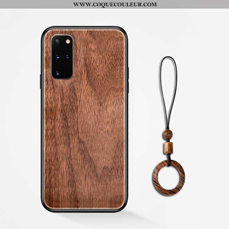 Étui Samsung Galaxy S20+ Modèle Fleurie Anneau Étui, Coque Samsung Galaxy S20+ Protection En Bois Ma