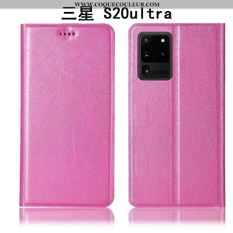 Coque Samsung Galaxy S20 Ultra Protection Étoile Coque, Housse Samsung Galaxy S20 Ultra Cuir Télépho