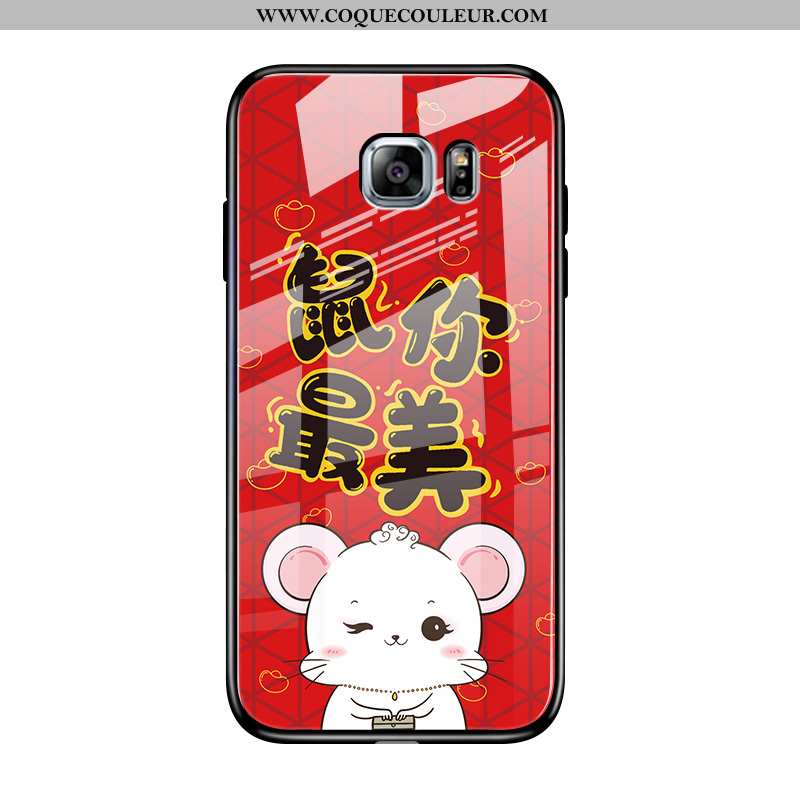 Coque Samsung Galaxy S6 Edge Dessin Animé Personnalité Étoile, Housse Samsung Galaxy S6 Edge Tendanc