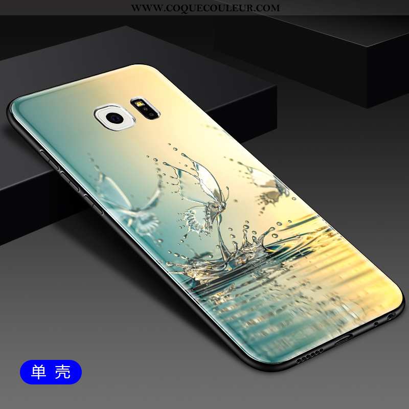 Housse Samsung Galaxy S6 Edge Tendance Animal Étoile, Étui Samsung Galaxy S6 Edge Mode Personnalité 