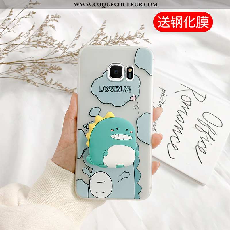 Étui Samsung Galaxy S6 Edge Créatif Personnalité Tout Compris, Coque Samsung Galaxy S6 Edge Dessin A