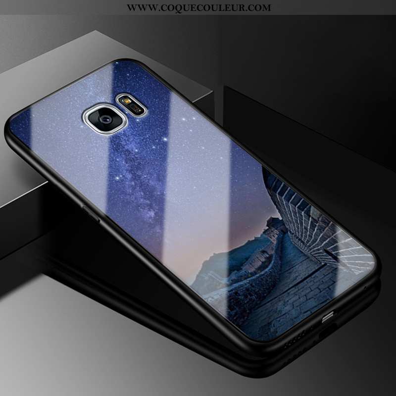 Housse Samsung Galaxy S6 Edge Mode Tout Compris Étoile, Étui Samsung Galaxy S6 Edge Protection Créat
