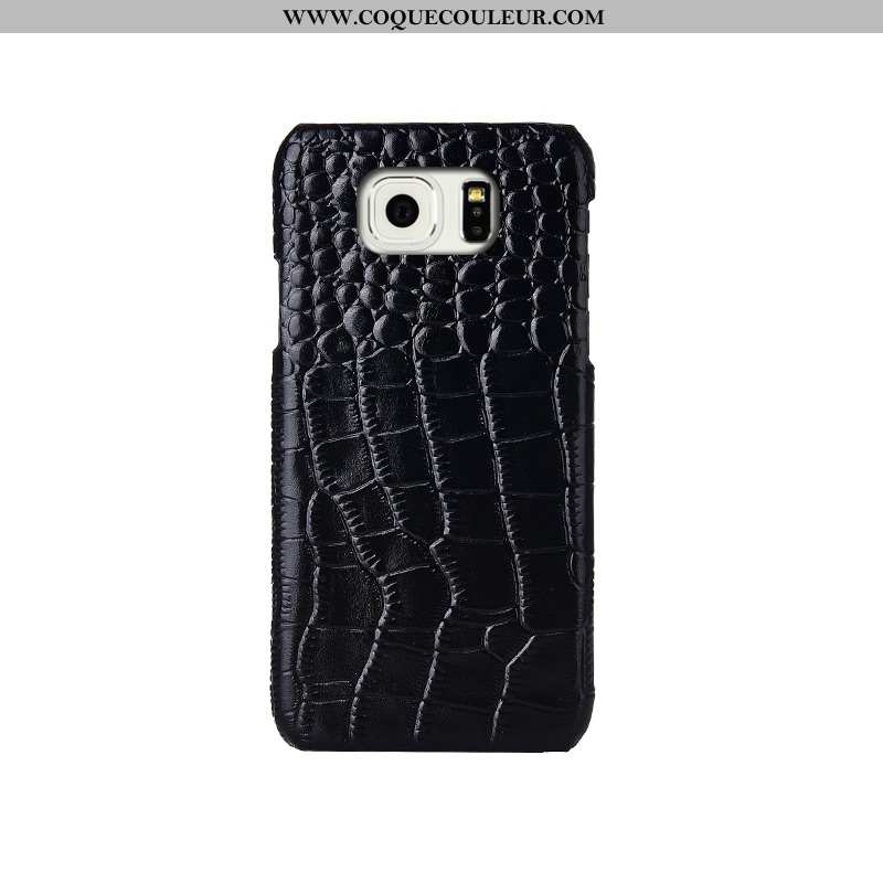 Coque Samsung Galaxy S6 Edge Créatif Modèle Fleurie Coque, Housse Samsung Galaxy S6 Edge Cuir Vérita