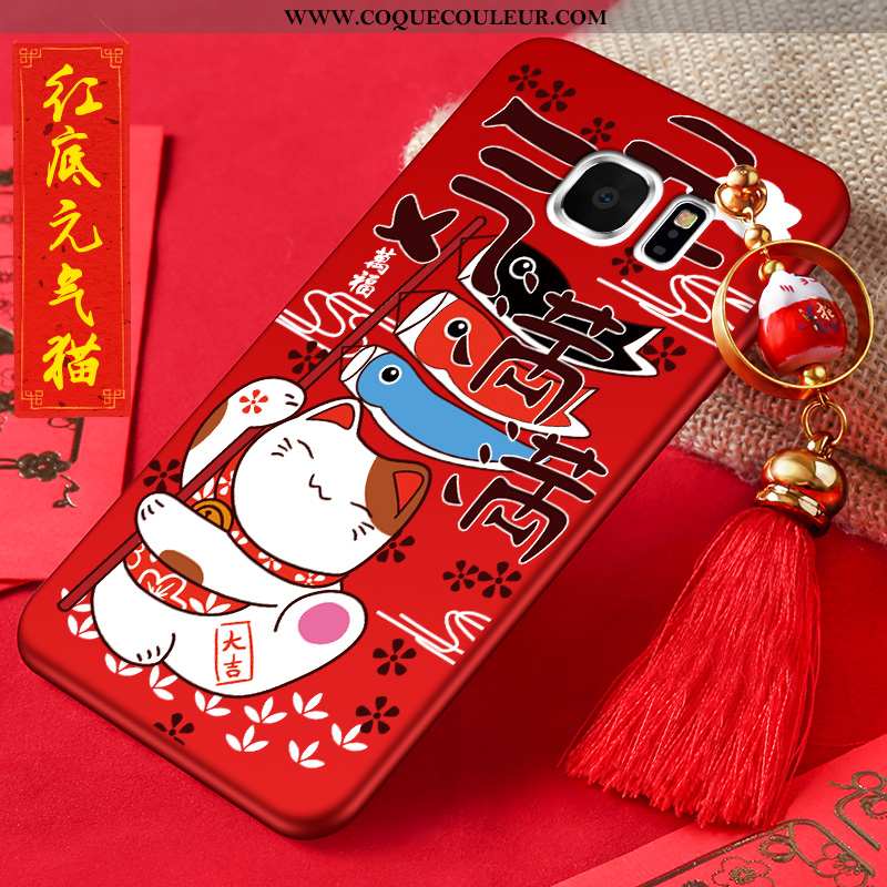 Coque Samsung Galaxy S6 Tendance Créatif Protection, Housse Samsung Galaxy S6 Légère Dessin Animé Ro