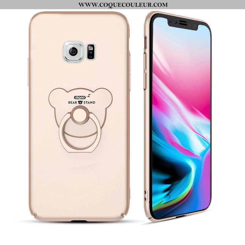 Étui Samsung Galaxy S6 Ornements Suspendus Coque Petit, Samsung Galaxy S6 Créatif Noir