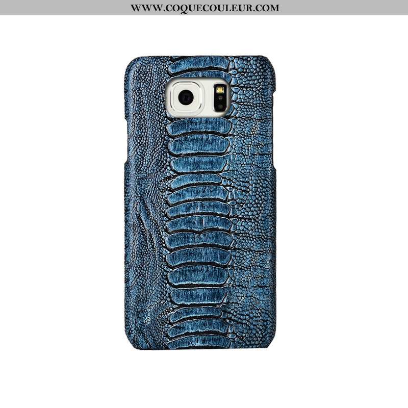 Coque Samsung Galaxy S6 Luxe Téléphone Portable, Housse Samsung Galaxy S6 Créatif Protection Khaki