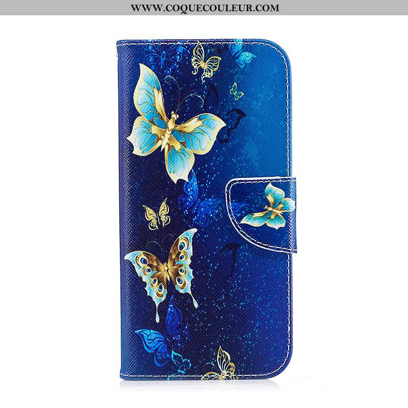 Coque Samsung Galaxy S7 Edge Cuir Peinture Coque, Housse Samsung Galaxy S7 Edge Protection Noir