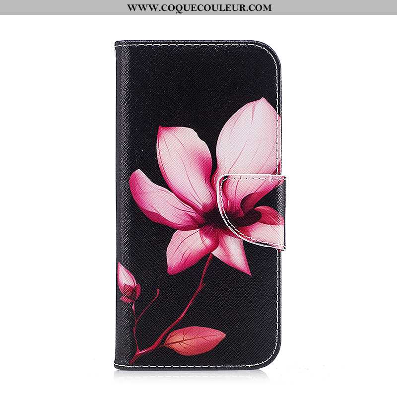 Coque Samsung Galaxy S7 Edge Cuir Peinture Coque, Housse Samsung Galaxy S7 Edge Protection Noir