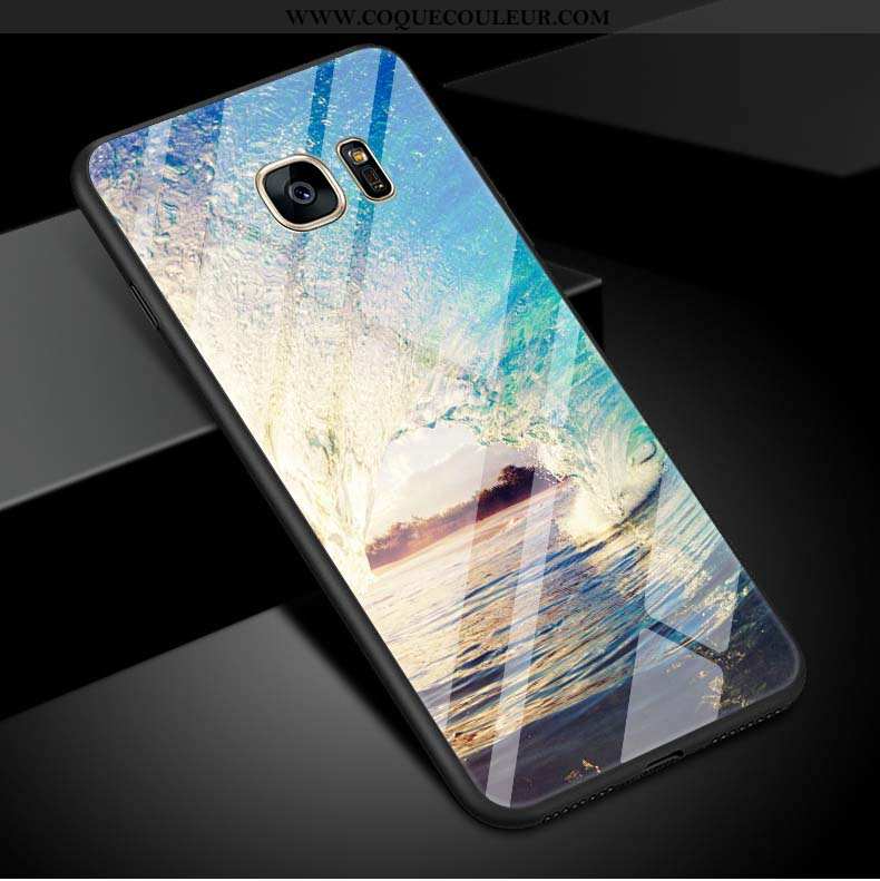 Coque Samsung Galaxy S7 Edge Clair Téléphone Portable Grand, Housse Samsung Galaxy S7 Edge Naturel S