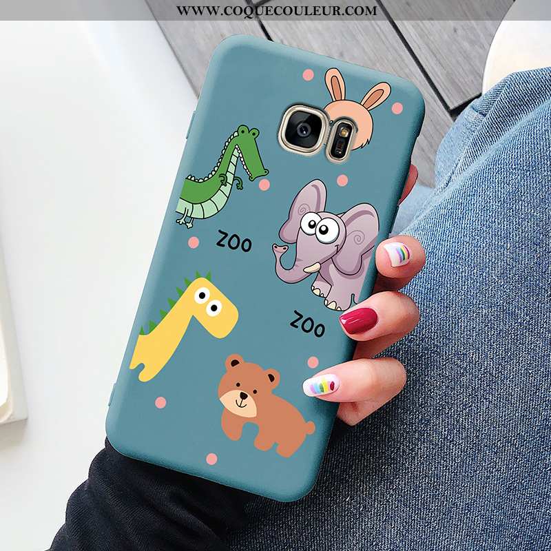 Étui Samsung Galaxy S7 Edge Tendance Créatif Dessin Animé, Coque Samsung Galaxy S7 Edge Légère Télép