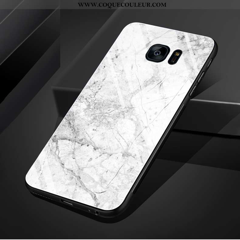 Housse Samsung Galaxy S7 Edge Créatif Coque Grand, Étui Samsung Galaxy S7 Edge Modèle Fleurie Mode B