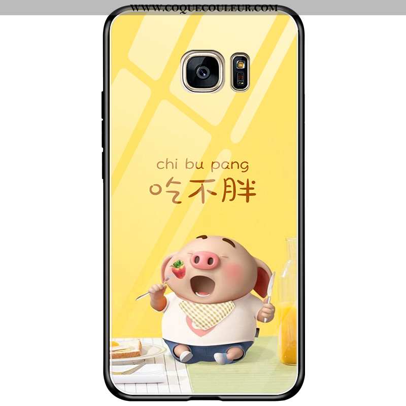 Coque Samsung Galaxy S7 Edge Créatif Charmant Étoile, Housse Samsung Galaxy S7 Edge Dessin Animé Net