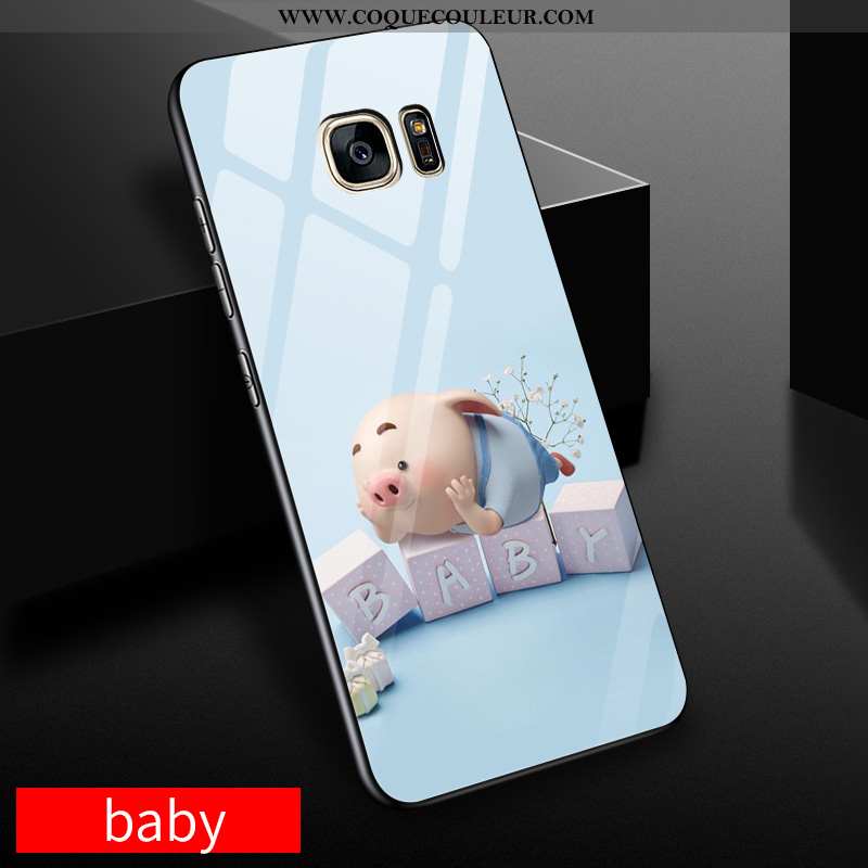 Coque Samsung Galaxy S7 Edge Créatif Charmant Étoile, Housse Samsung Galaxy S7 Edge Dessin Animé Net