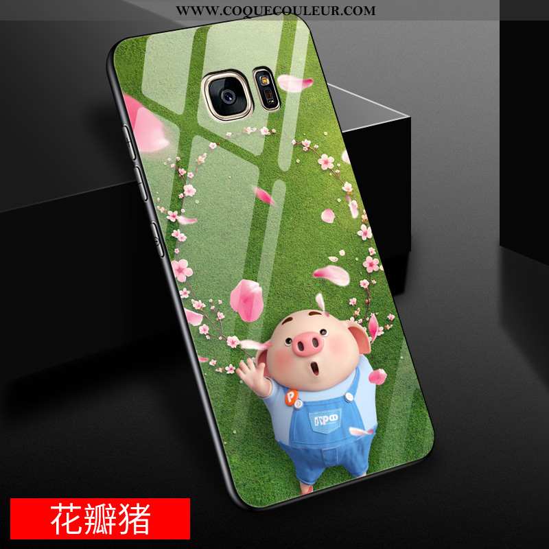 Coque Samsung Galaxy S7 Edge Créatif Charmant Étoile, Housse Samsung Galaxy S7 Edge Dessin Animé Net