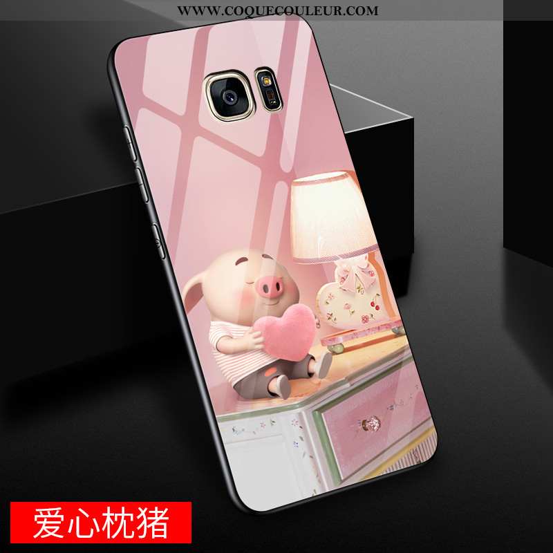 Coque Samsung Galaxy S7 Edge Créatif Charmant Étoile, Housse Samsung Galaxy S7 Edge Dessin Animé Net