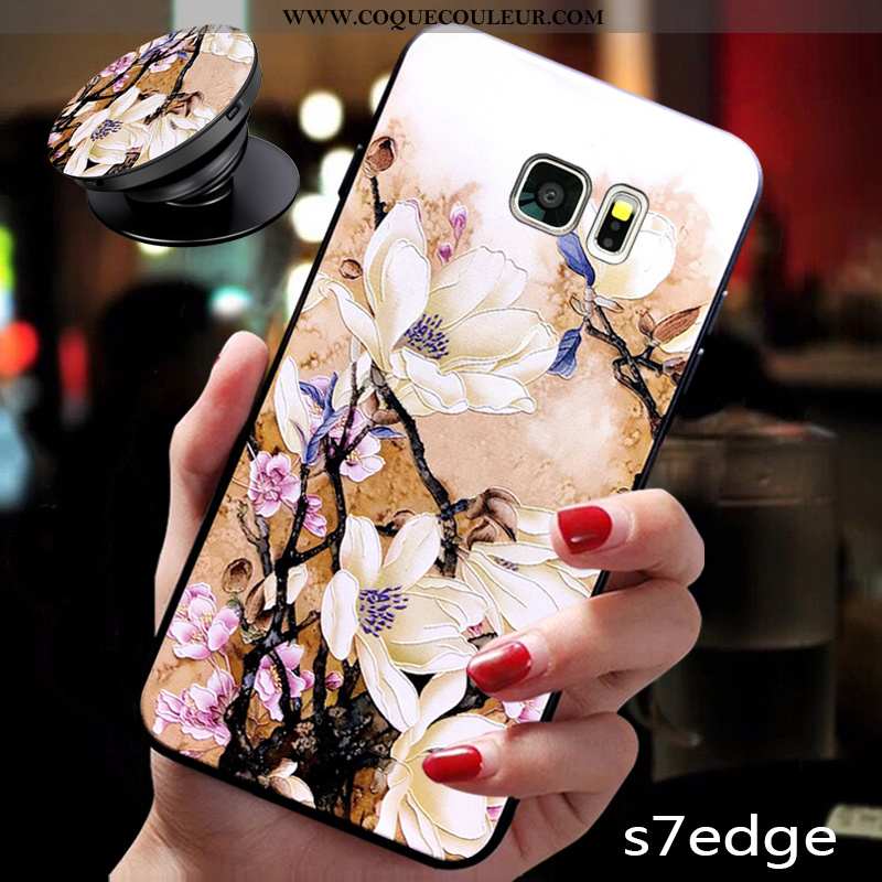 Étui Samsung Galaxy S7 Edge Ornements Suspendus Incassable Tendance, Coque Samsung Galaxy S7 Edge Pe