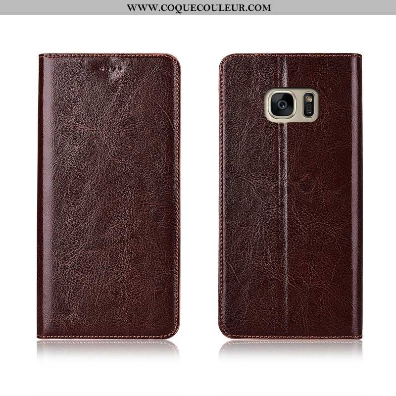 Étui Samsung Galaxy S7 Edge Cuir Téléphone Portable Tout Compris, Coque Samsung Galaxy S7 Edge Modèl