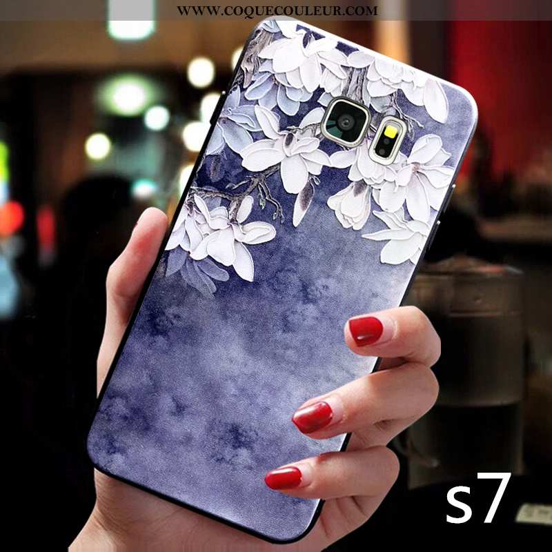 Étui Samsung Galaxy S7 Personnalité Tout Compris Étui, Coque Samsung Galaxy S7 Créatif Protection Bl