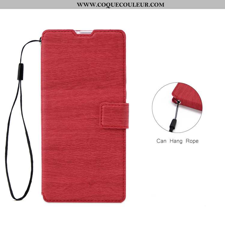 Coque Samsung Galaxy S7 Cuir Étui Coque, Housse Samsung Galaxy S7 Téléphone Portable Étoile Rouge