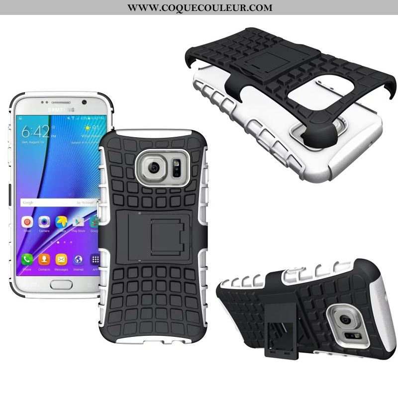 Coque Samsung Galaxy S7 Protection Noir Coque, Housse Samsung Galaxy S7 Modèle Fleurie Nouveau