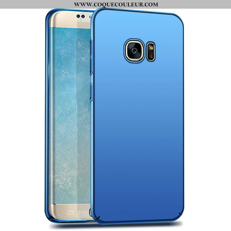 Coque Samsung Galaxy S7 Légère Tout Compris Net Rouge, Housse Samsung Galaxy S7 Délavé En Daim Incas